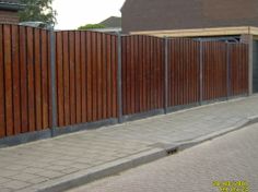 Schutting gebeitst 